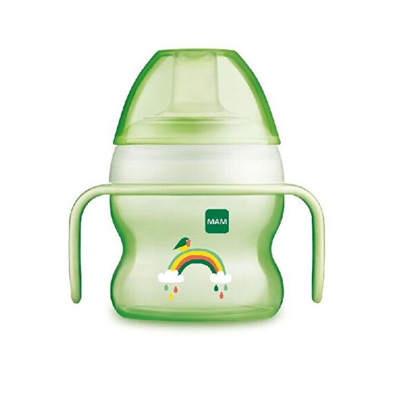 baby italia mam starter cup la prima tazza del bambino colore verde 4+ mesi 150ml