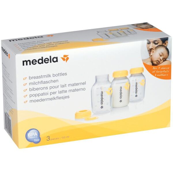 medela italia srl medela poppatoio 150ml 3pz