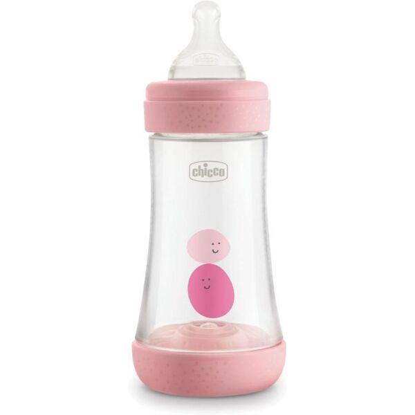 chicco bib.perf5 2f.sil.girl 240ml