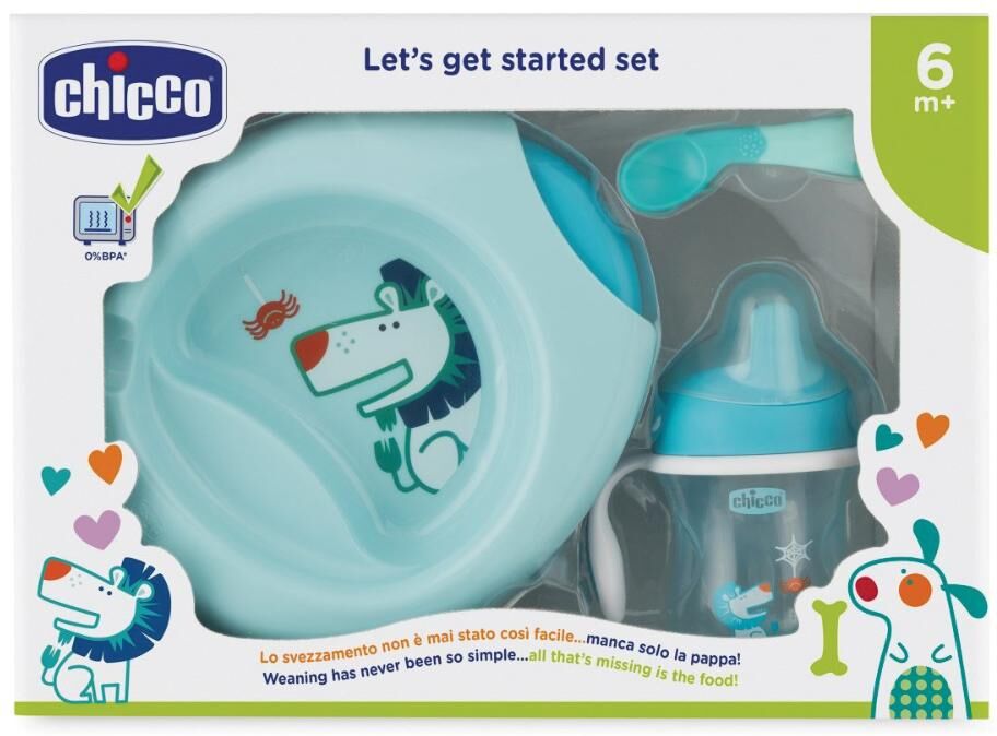 chicco set pappa azz.12m+