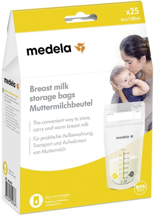 medela italia srl storage bags 25 sacc.latte mat