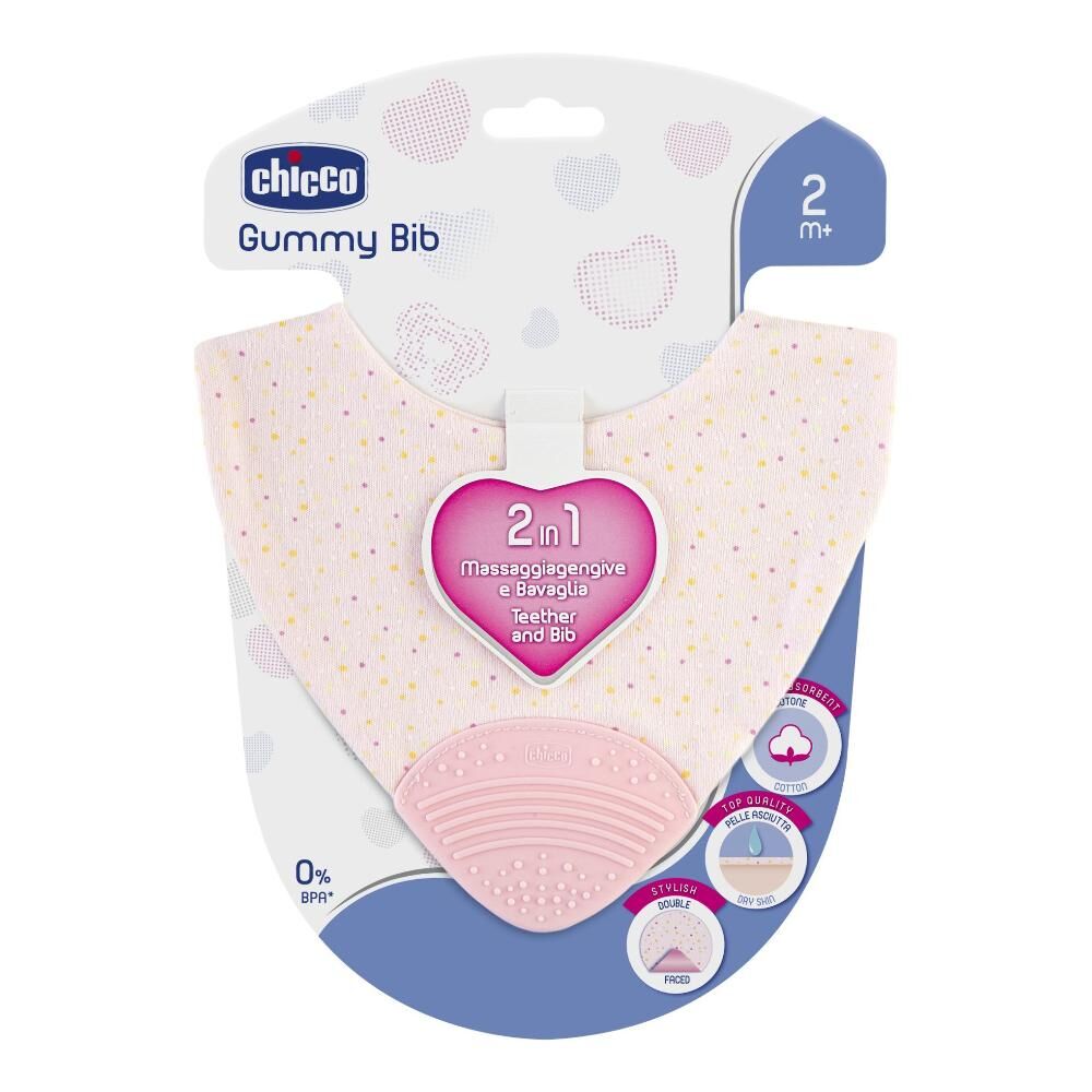 chicco massaggia gengive gummy rosa 2m+