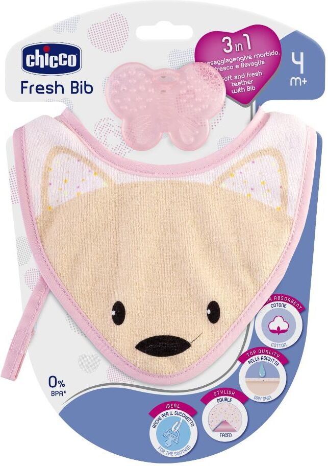 chicco massaggia gengive fresh rosa 4m+