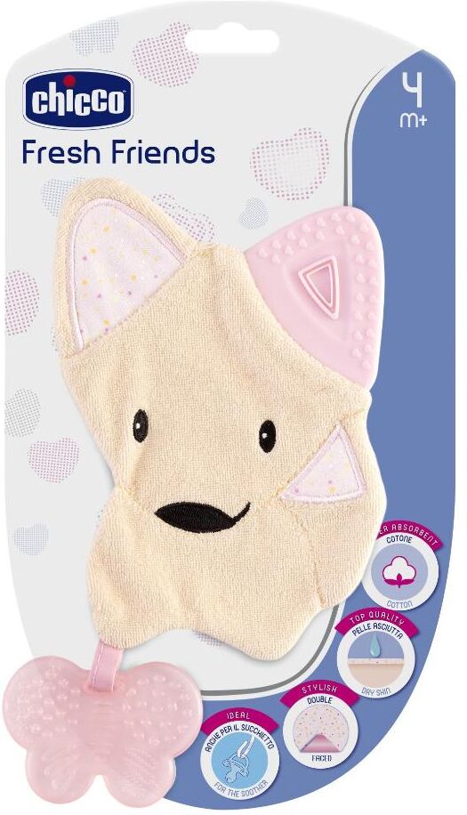 chicco massaggia gengive friends rosa 4m+