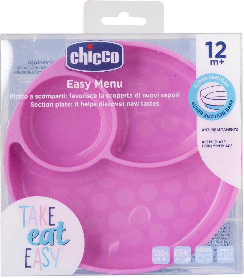 chicco piatto c/vent.sil.girl 12m+