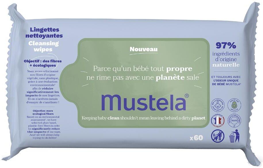 laboratories expan. mustela salviette detergent60p