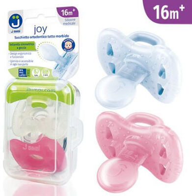 Colpharma J Bimbi Ciucci tutti morbidi Joy 16m+ Trasparente/Rosa 2Pezzi