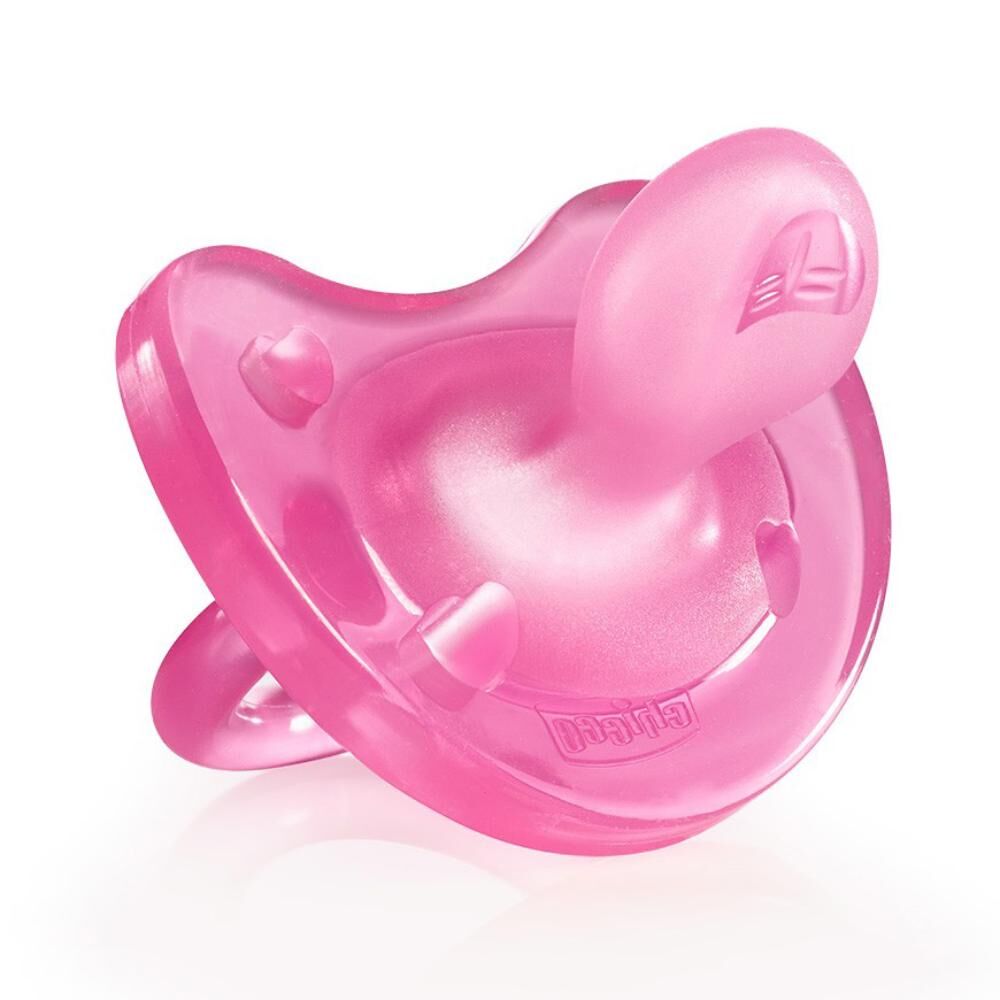 Chicco Succhietto Physio Soft Silicone Rosa 1 Pezzo 12m+ - Succhietto Morbido per Bambini