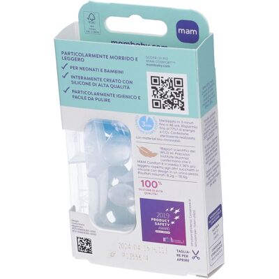 Set di Ciucci MAM Comfort 2 - Silicone Ortodontico per 2-6 Mesi Set di Ciucci MAM Comfort 2 - Silicone Ortodontico per 2-6 Mesi