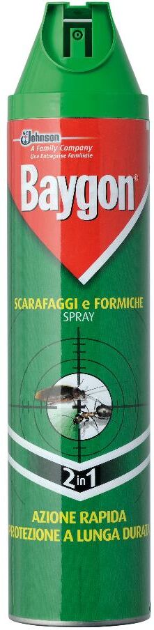 s.c. johnson italy srl baygon scarafaggi formiche spray plus 400ml