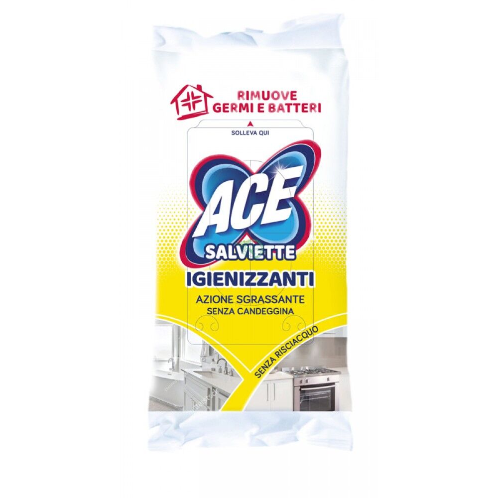 Fater Babycare Ace Salviettine Igienizzanti con Azione Sgrassante 40 Pezzi