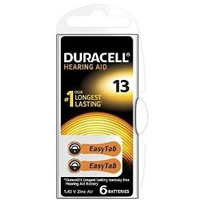 Duracell Italy Srl Duracell Hearing Aid Easy Tab 13 Pila Uditiva Colore Arancio