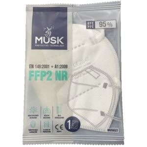 Dispositivi Anti-Covid Musk Mascherina Ffp2 Musk021 White 10 Pezzi