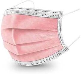 dispositivi anti-covid mascherina chirurgica 360mask02/r rosa 10 pezzi