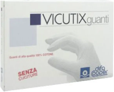 Difa Cooper Spa Difa Cooper - Vicutix Guanto Uso Dermatologico Taglia Small, 1 Pezzo - Guanto Riutilizzabile per Igiene e Cura della Pelle