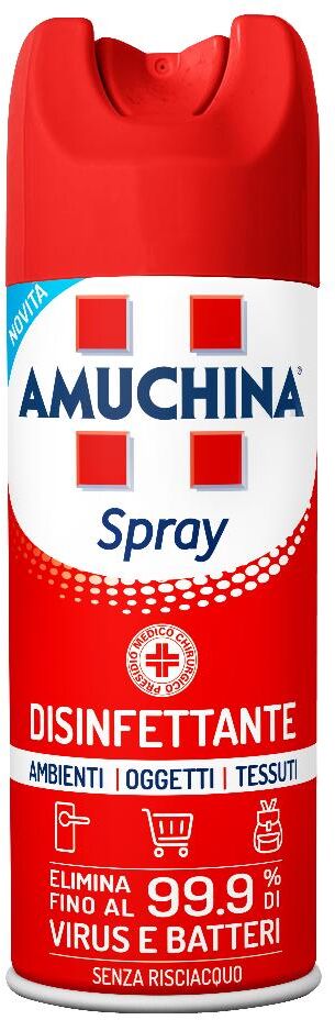 Angelini Ch Amuchina Spray Disinfettante Ambienti/Oggetti/Tessuti 400ml - Pulizia Efficace e Sicura per Casa e Ufficio