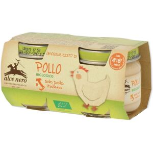 Alce Nero Spa OMOGENEIZZATO POLLO BIO 2X80G