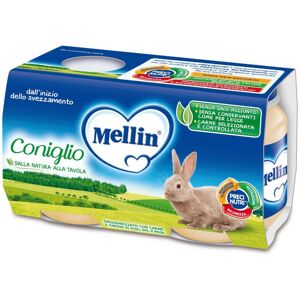 Danone Nutricia Spa Soc.Ben. Omogenizzato coniglio Mellin - Alimento per Bambini Senza Glutine