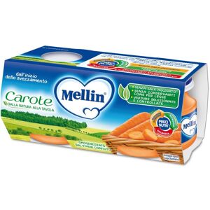 Danone Nutricia Spa Soc.Ben. Mellin Omogenizzato Carote 2x80g - Alimento per Bambini Senza Glutine