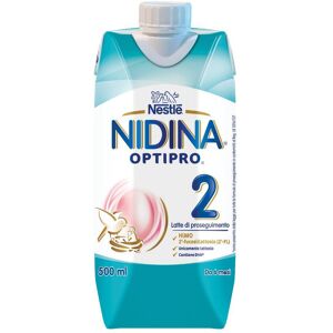 Nestle' Italiana Spa Nestlé - Nidina 2 Optipro Liquido Latte Di Proseguimento 500ml - Alimentazione per bebè da 6 a 12 mesi