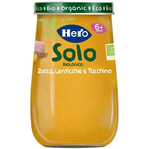 Fater Spa Solo Omogeneizato Zucca Lenticchie e Tacchino Hero 190G