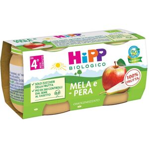 Hipp Italia Srl OMO HIPP Bio Mela/Pera*2x80g