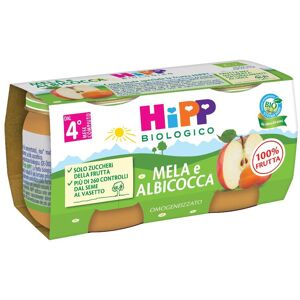 Hipp Italia Srl OMO HIPP Bio Albic/Mela 2x80g