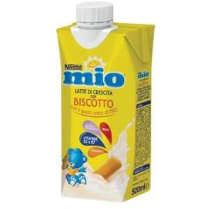 Nestle' Italiana Spa Nestlé Mio Latte di Crescita con Biscotto 500ml - Nutrizione Completa per Bambini con Gusto