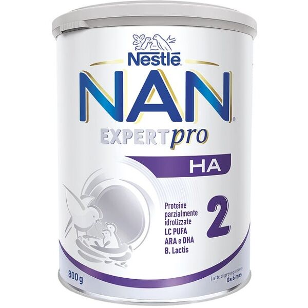 nestle infant nestlé nan expert pro ha latte 2 800g - formula per lattanti