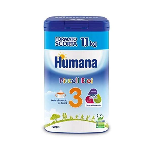 humana italia spa humana 3 1100g natcare mp latte in polvere