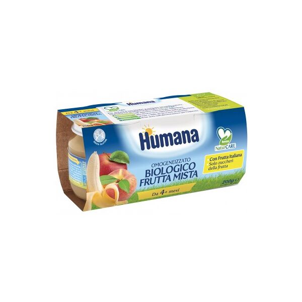 humana italia spa humana omogeneizzato frutta mista 2 x 100 gr