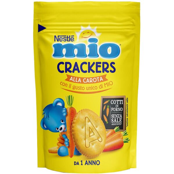 nestle' italiana spa nestlé mio snack crackers alla carota per bambini 1 anno+ 100g - alimentazione sana e gustosa per bambini