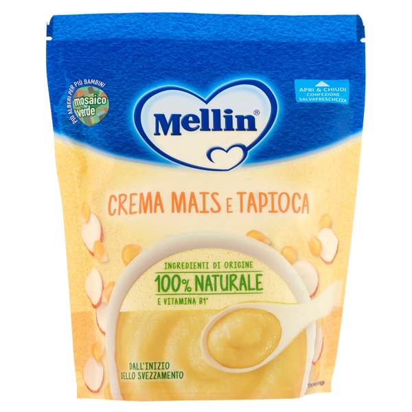 danone nutricia spa soc.ben. mellin crema mais e tapioca 200g - crema di cereali per bambini