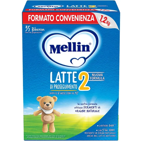 danone nutricia spa soc.ben. mellin 2 latte in polvere 1200g - latte di proseguimento per bambini