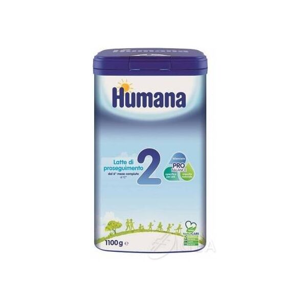 humana italia spa humana probalance 2 latte in polvere 1100g