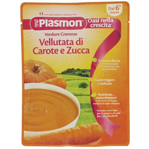 plasmon (heinz italia spa) plasmon pouches vellutata carote zucca 180g