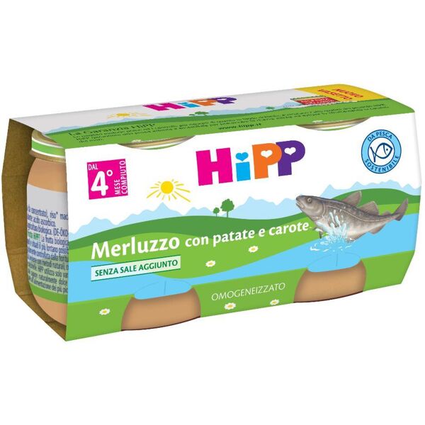 hipp italia srl hipp omog merluzzo/carote/pata