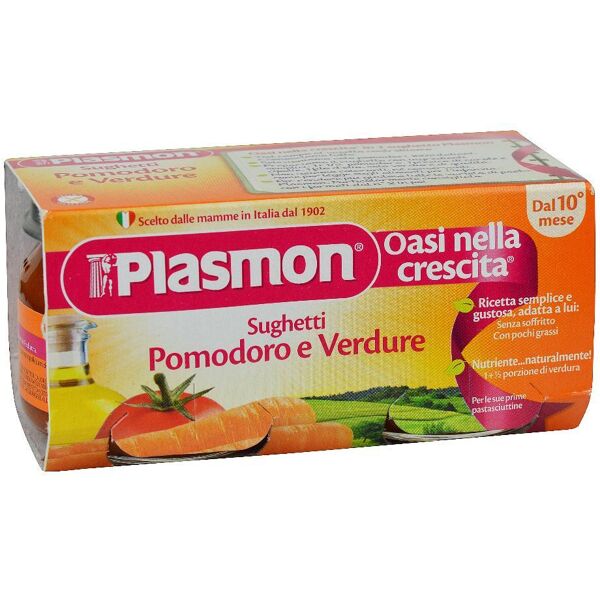 plasmon (heinz italia spa) plasmon sugo pomodoro verdure 2x80g