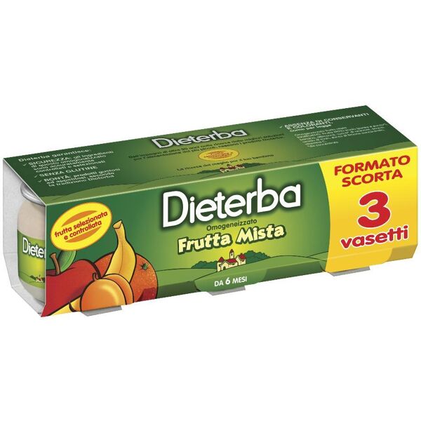 dieterba (heinz italia spa) dieterba omog.frutta mista 3x80g