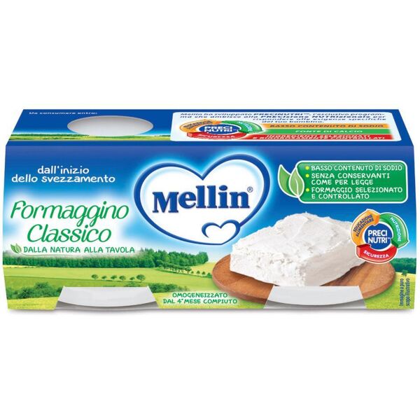 mellin - baby formaggino classico confezione 2x80 g