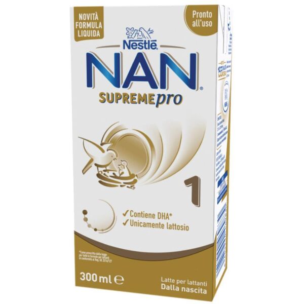 nestle infant nestlé nan supremepro 1 latte per lattanti liquido dalla nascita - brick da 300ml