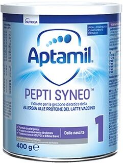 danone nutricia spa soc.ben. aptamil pepti syneo1 latte 400 g - formula ipoallergenica per neonati