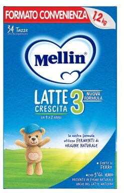 danone nutricia spa soc.ben. mellin 3 crescita polvere 1200g - latte di crescita per bambini