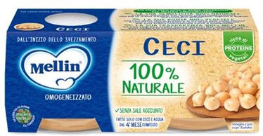 danone nutricia spa soc.ben. omogeneizzato di ceci mellin 2x80g - alimentazione bambini