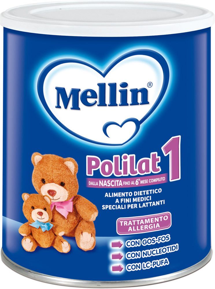 danone nutricia spa soc.ben. mellin polilat 1 400g - latte in polvere per neonati, alimentazione infantile