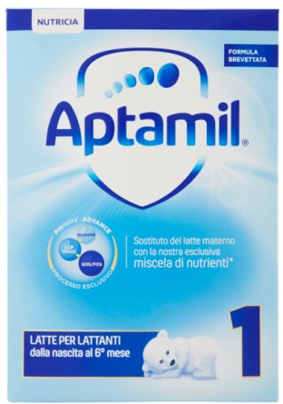 danone nutricia spa soc.ben. aptamil 1 nutricia latte per lattanti 1,1kg - formula completa per il primo anno di vita