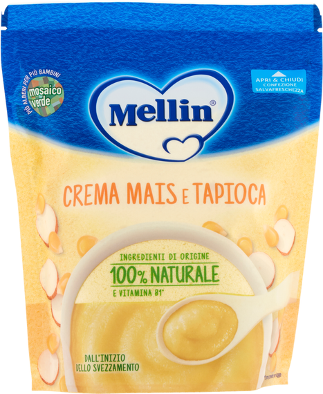 danone nutricia spa soc.ben. mellin crema mais e tapioca 200g - crema di cereali per bambini