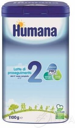 humana italia spa humana probalance 2 latte in polvere 1100g