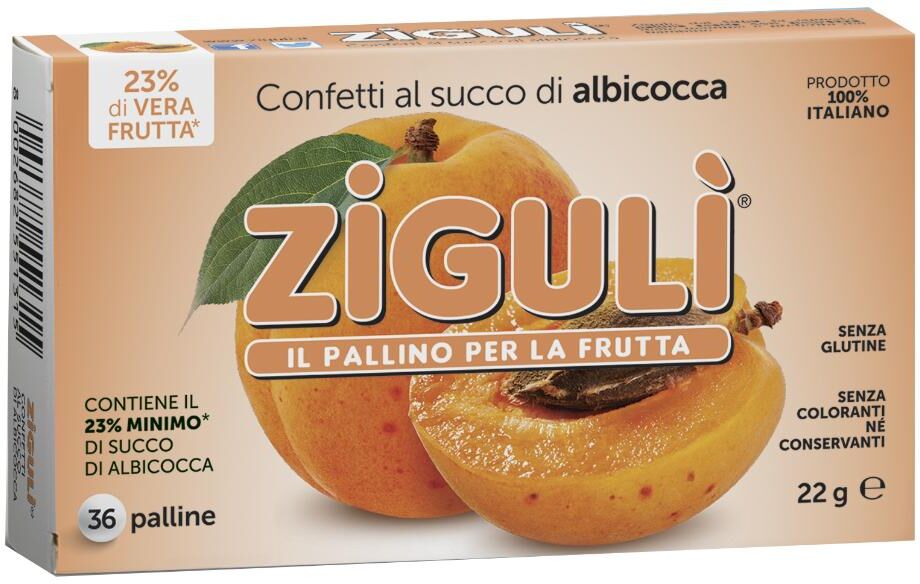 falqui prodotti farmac. srl ziguli albicocca 36palline 22g