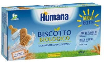 Humana Italia Spa Humana Biscotto Baby Bio 360 g 4 Mesi+